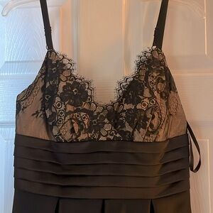 BCNG Formal Black and Tan Dress